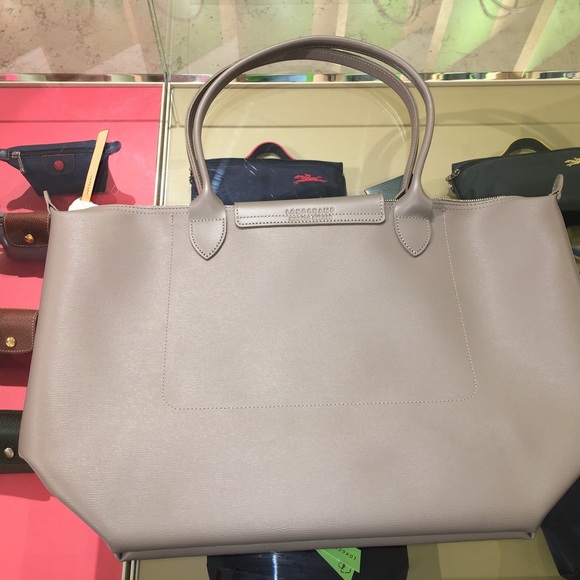 LONGCHAMP LE PLIAGE CITY BAG & WALLET TAUPE BEIGE LIMITED ED NWT - Picture 7 of 15